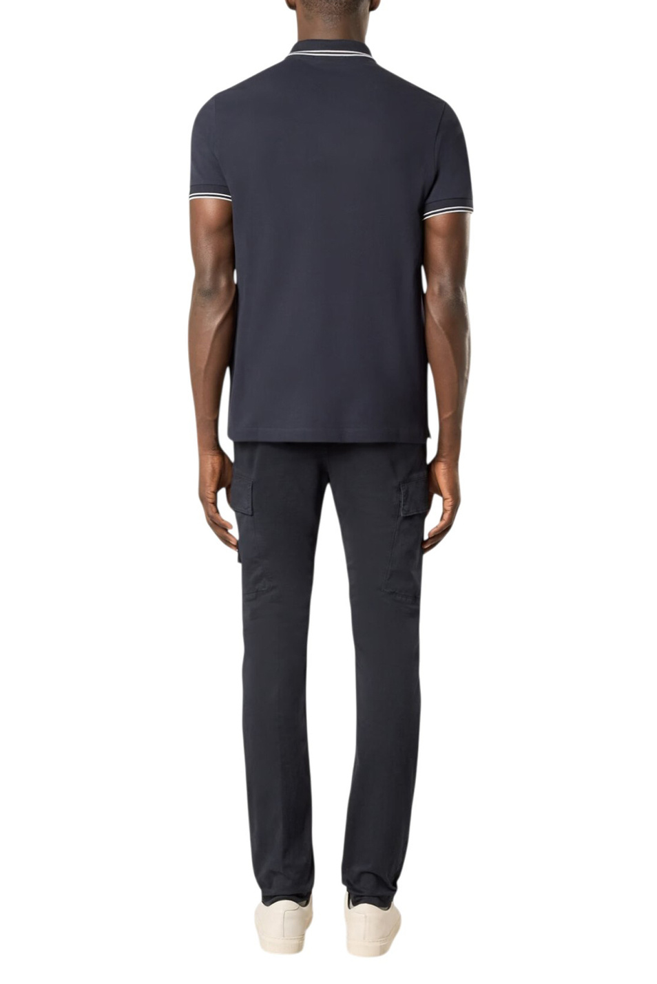 Мужской Stone Island Поло с контрастными деталями (цвет ), артикул L1S152200010-S0018 | Фото 3