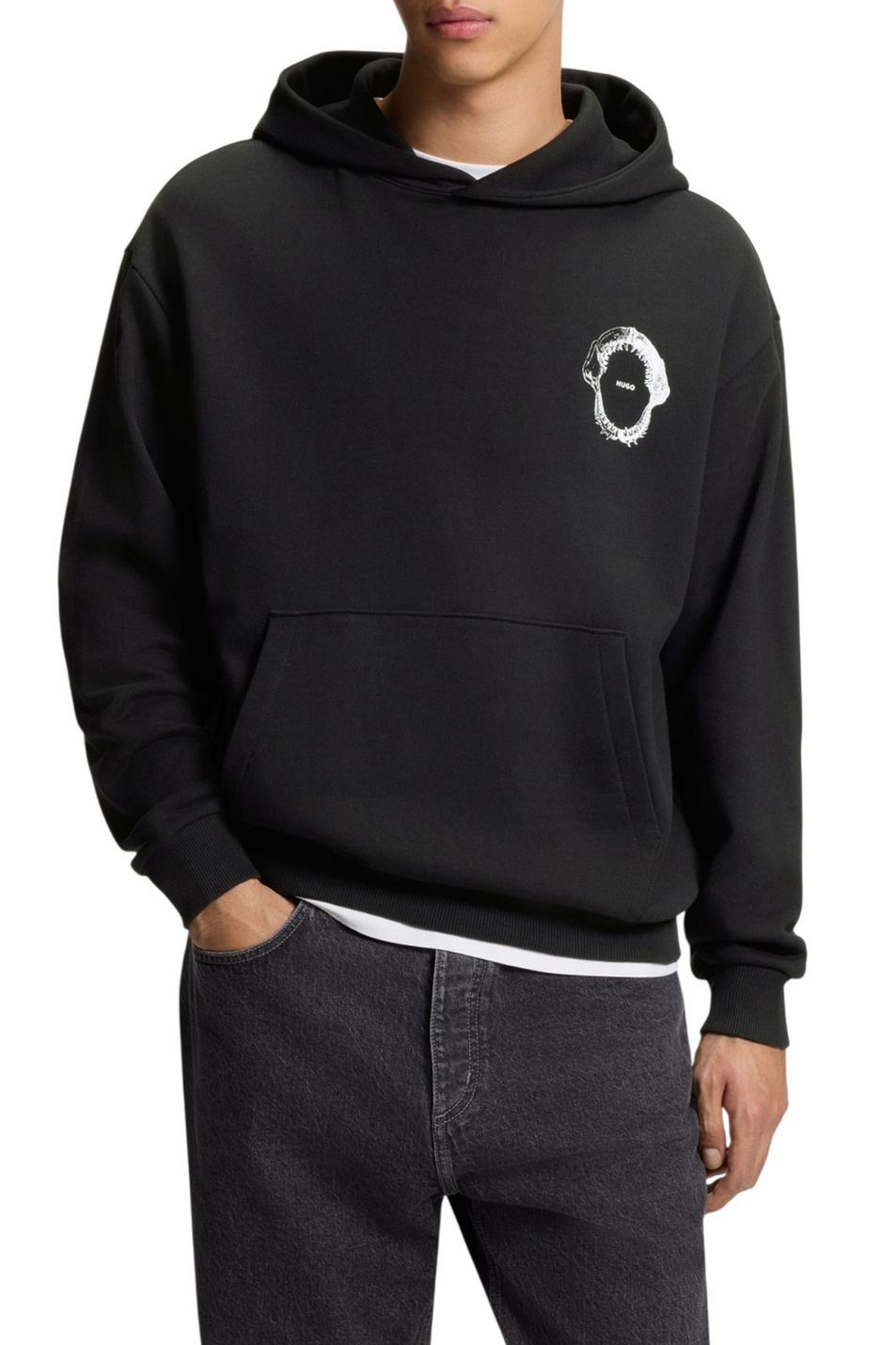 Мужской HUGO Худи Noutilex из хлопка (цвет ), артикул 50554391 | Фото 3