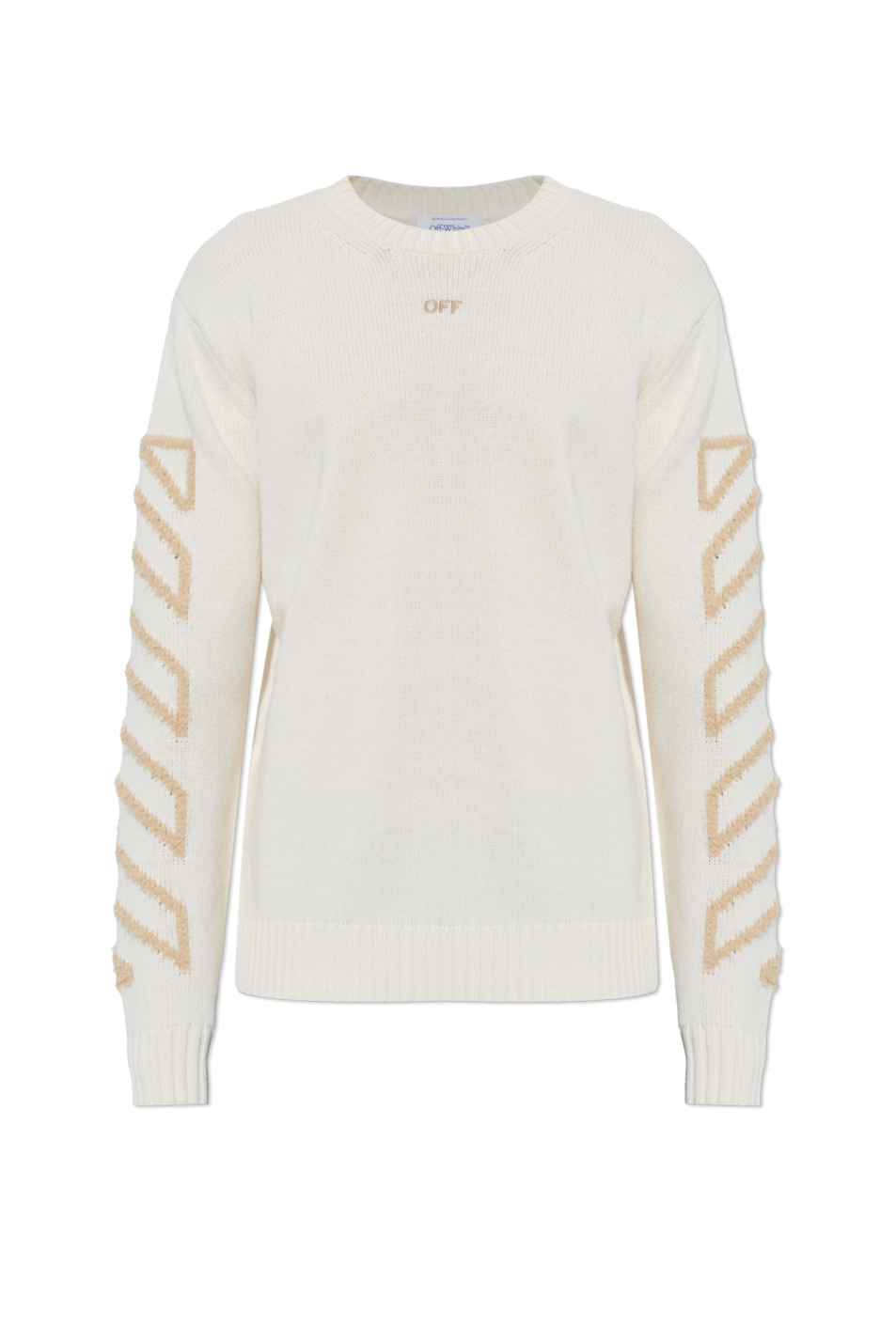 Мужской Off-White Свитер DIAG ARROW из смесовой шерсти (цвет ), артикул OMHE087F26KNI00110110 | Фото 1