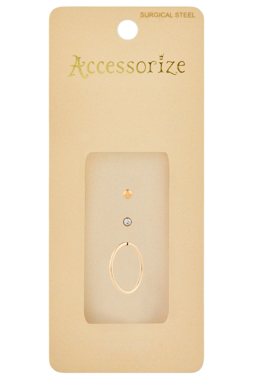 Женский Accessorize Набор шипов для носа (цвет ), артикул 591991 | Фото 3