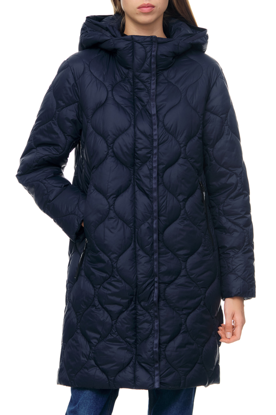 Женский Gerry Weber Стеганое пальто с карманами на молнии (цвет ), артикул 850239-31089 | Фото 4