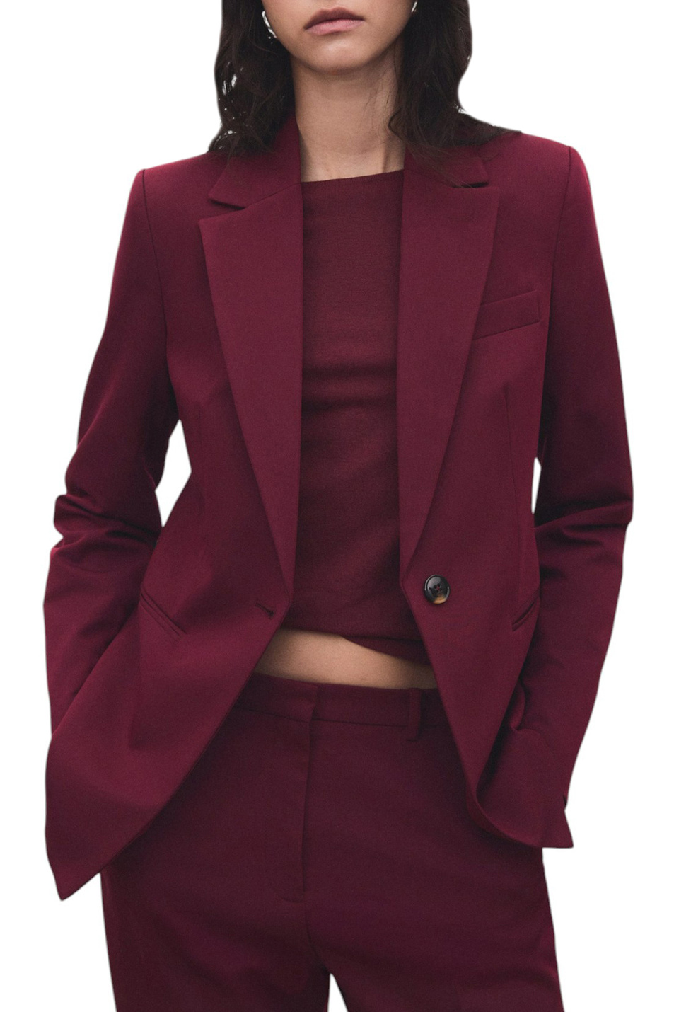 Женский Mango Пиджак BOREAL приталенного кроя (цвет ), артикул 17045806 | Фото 3