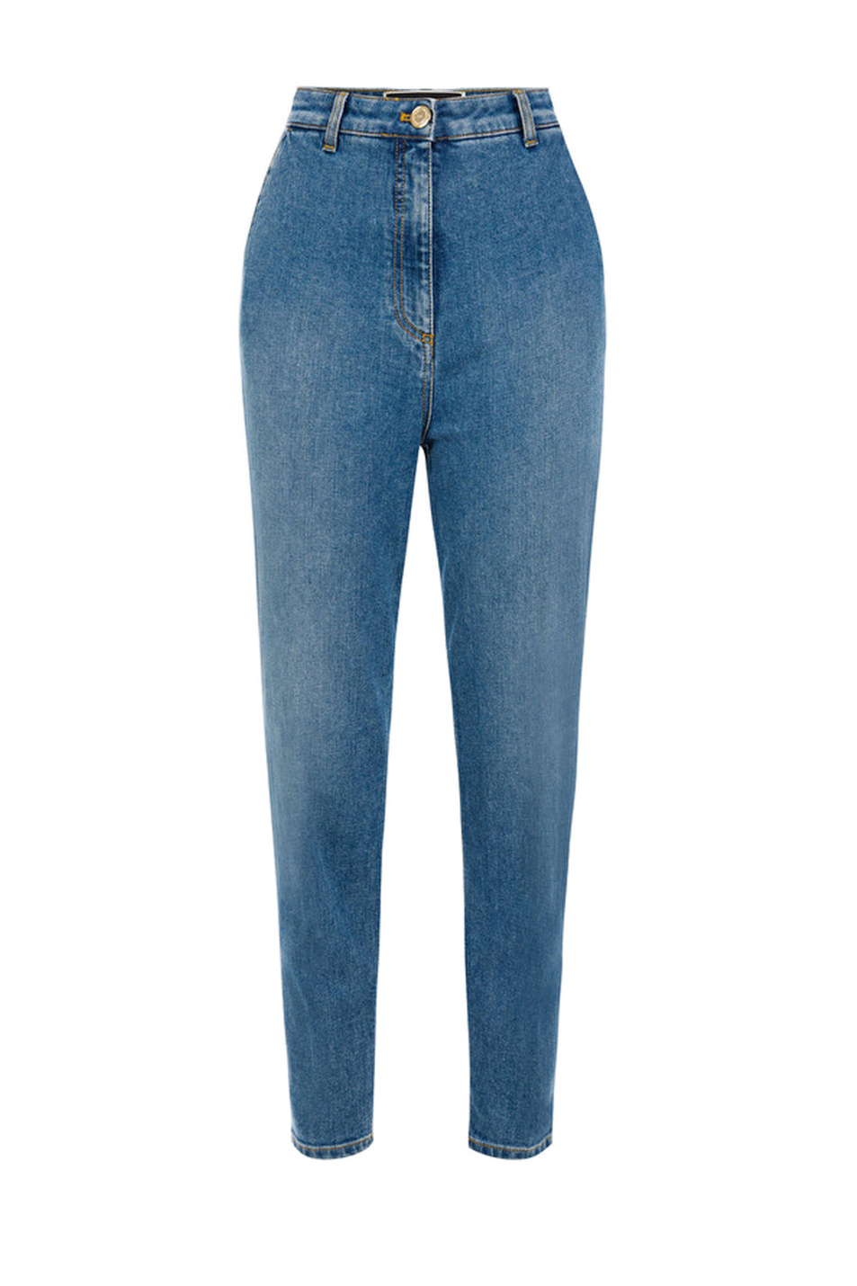 Elisabetta Franchi Укороченные джинсы с вышивкой на заднем кармане (цвет ), артикул PJ98D11E2 | Фото 1