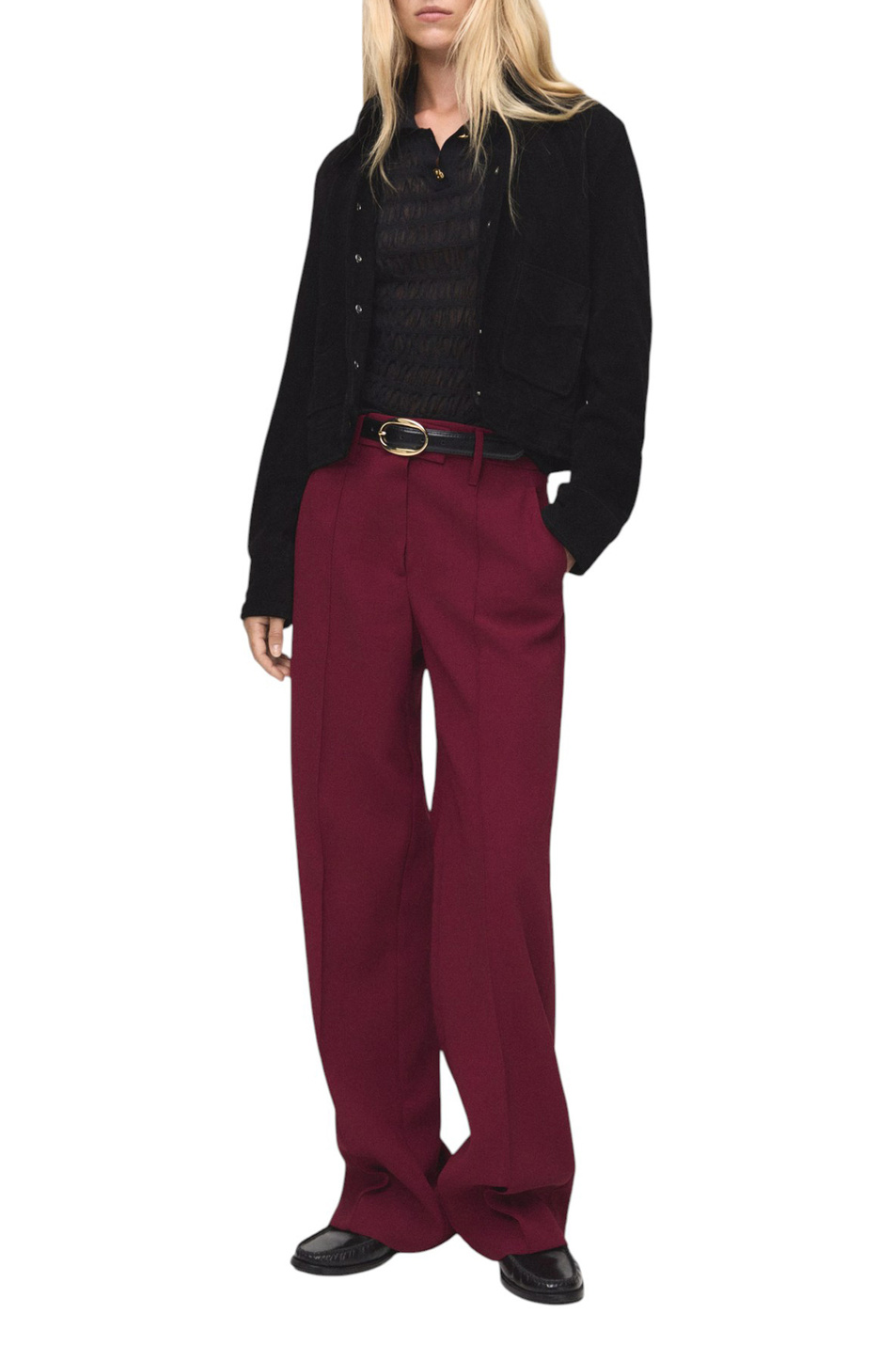 Женский Mango Брюки MACA прямого кроя (цвет ), артикул 17064789 | Фото 2