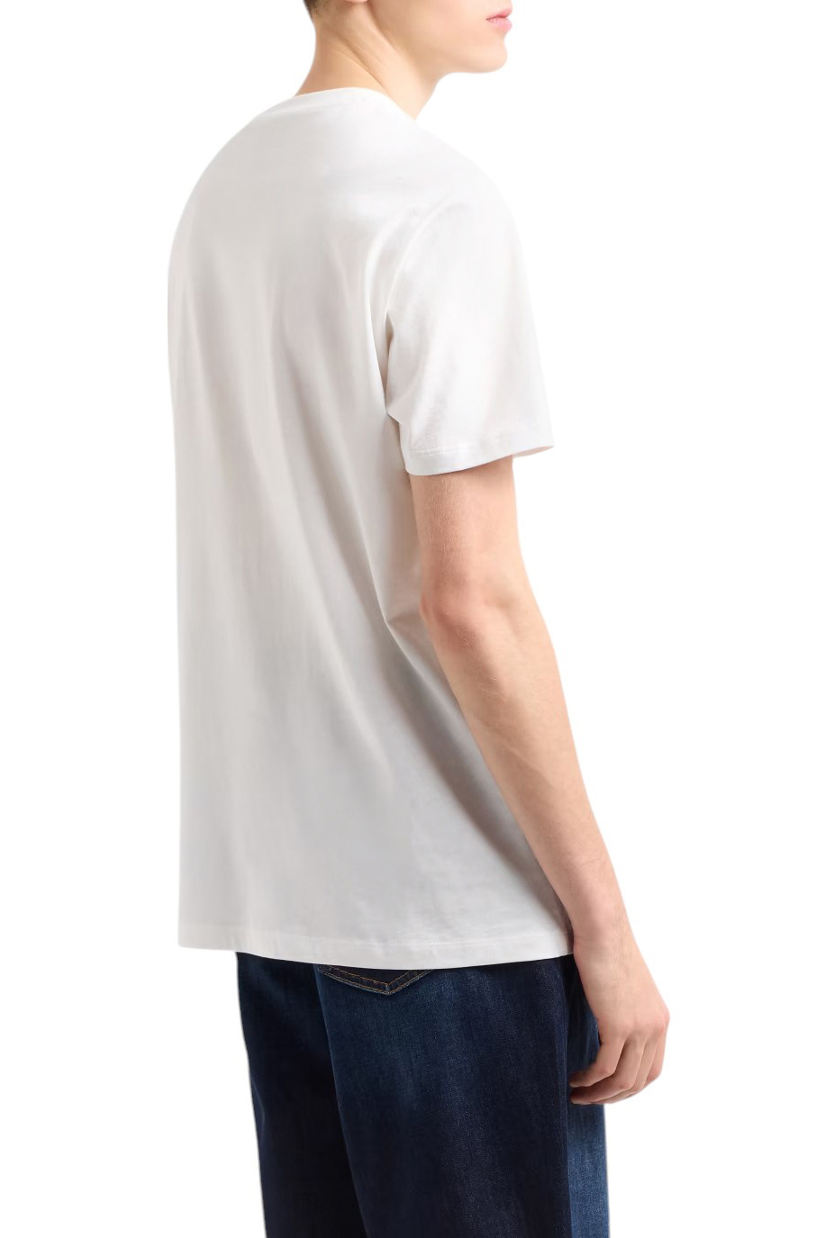 Мужской Armani Exchange Футболка из хлопка (цвет ), артикул XM000555-AF10358 | Фото 4