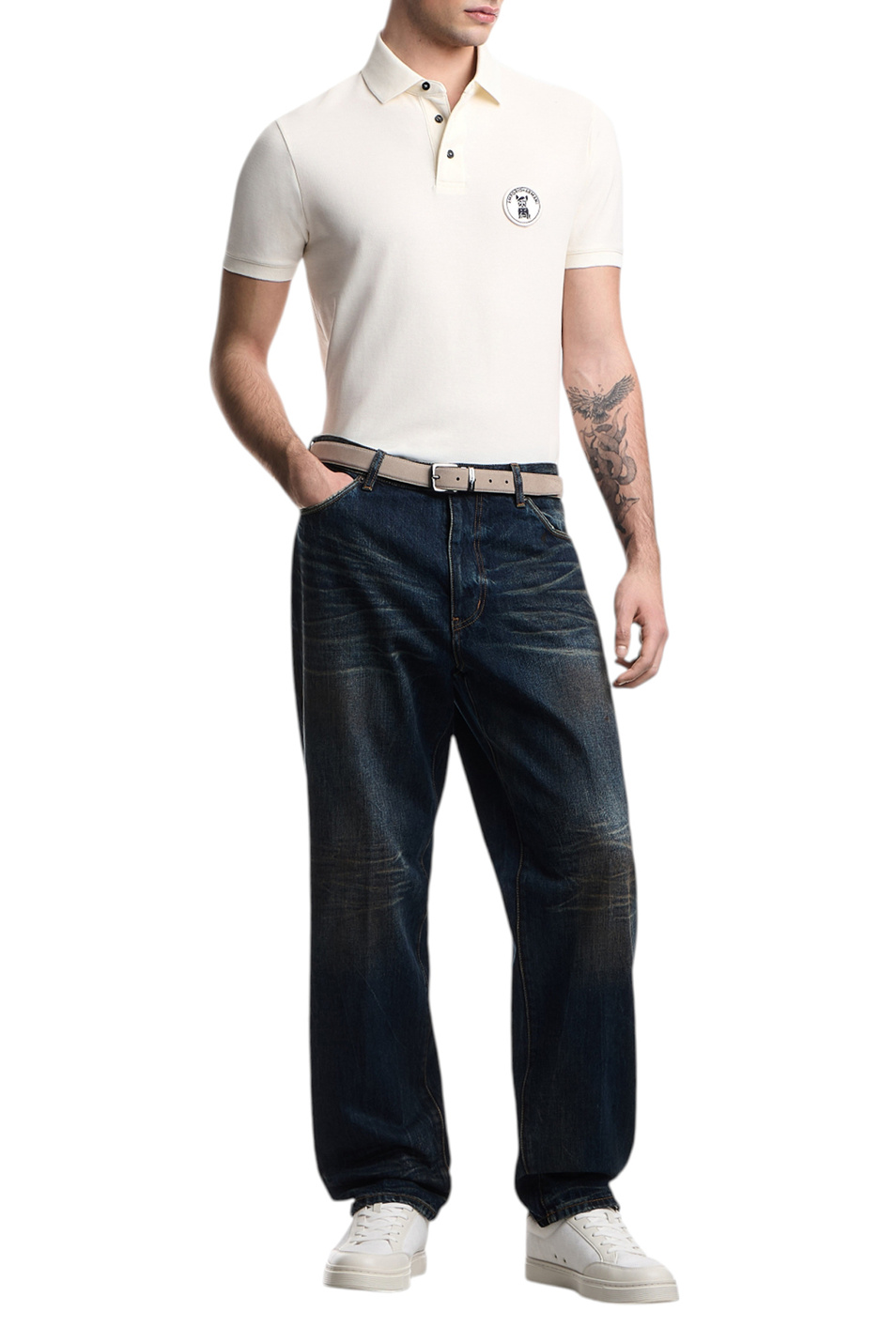 Мужской Emporio Armani Джинсы из хлопка (цвет ), артикул EM005656-AF25209 | Фото 2
