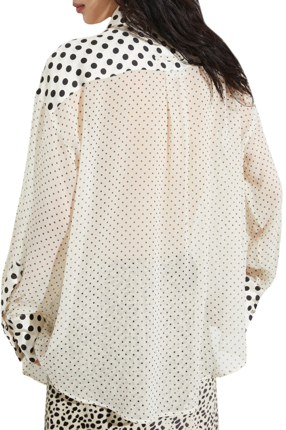 Женский MAX&Co. Блузка MCOACUME из шелка (цвет ), артикул 2616111011 | Фото 4
