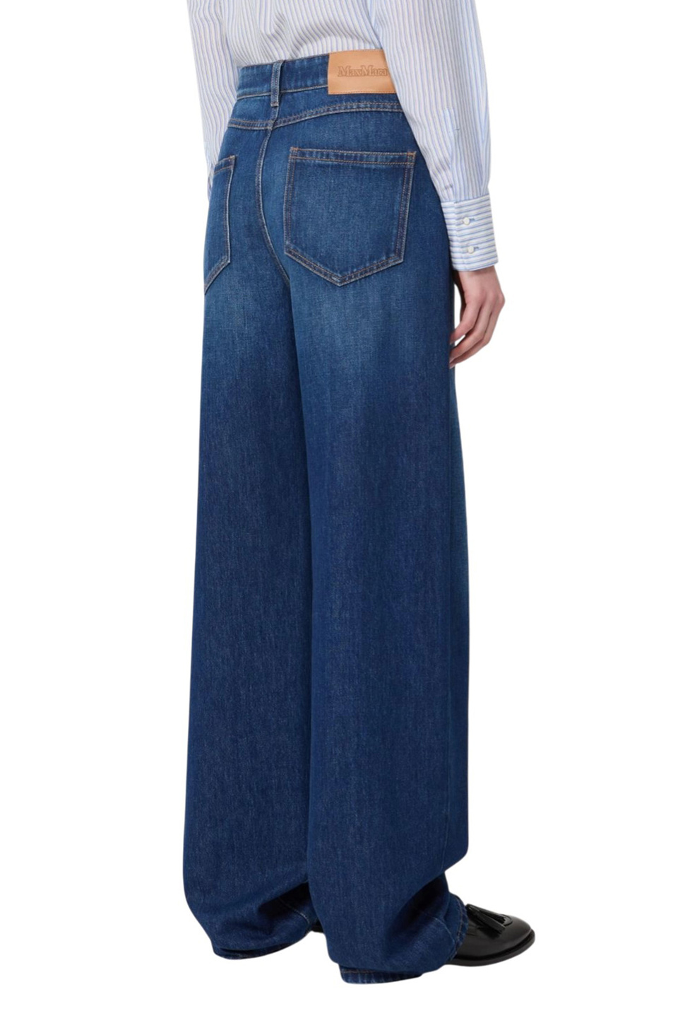 Женский Max Mara Джинсы PALUDE из хлопка (цвет ), артикул 2616181011 | Фото 4