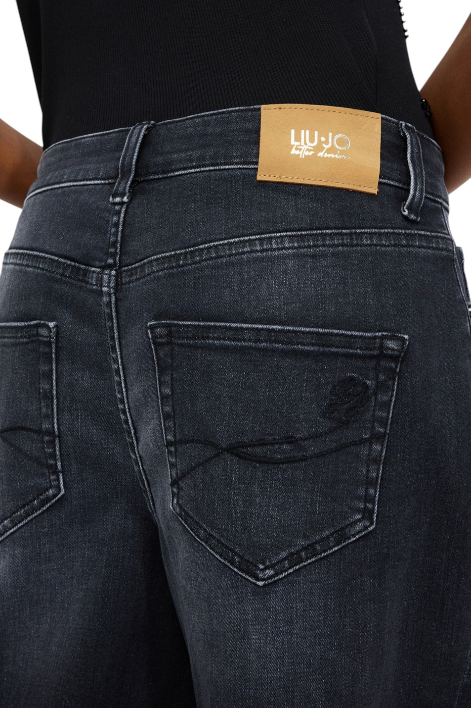 Женский Liu Jo Джинсы из эластичного хлопка (цвет ), артикул UF5135DS058 | Фото 5