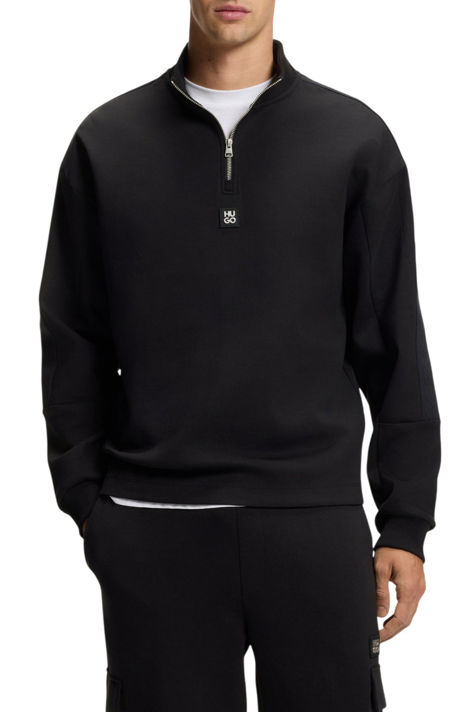 Мужской HUGO Джемпер Danovotop с логотипом (цвет ), артикул 50546402 | Фото 3