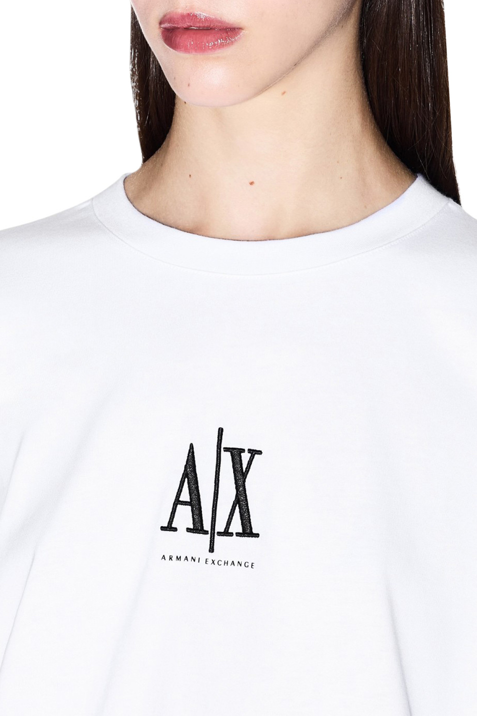 Женский Armani Exchange Футболка из хлопка (цвет ), артикул XW001182-AF15085 | Фото 5