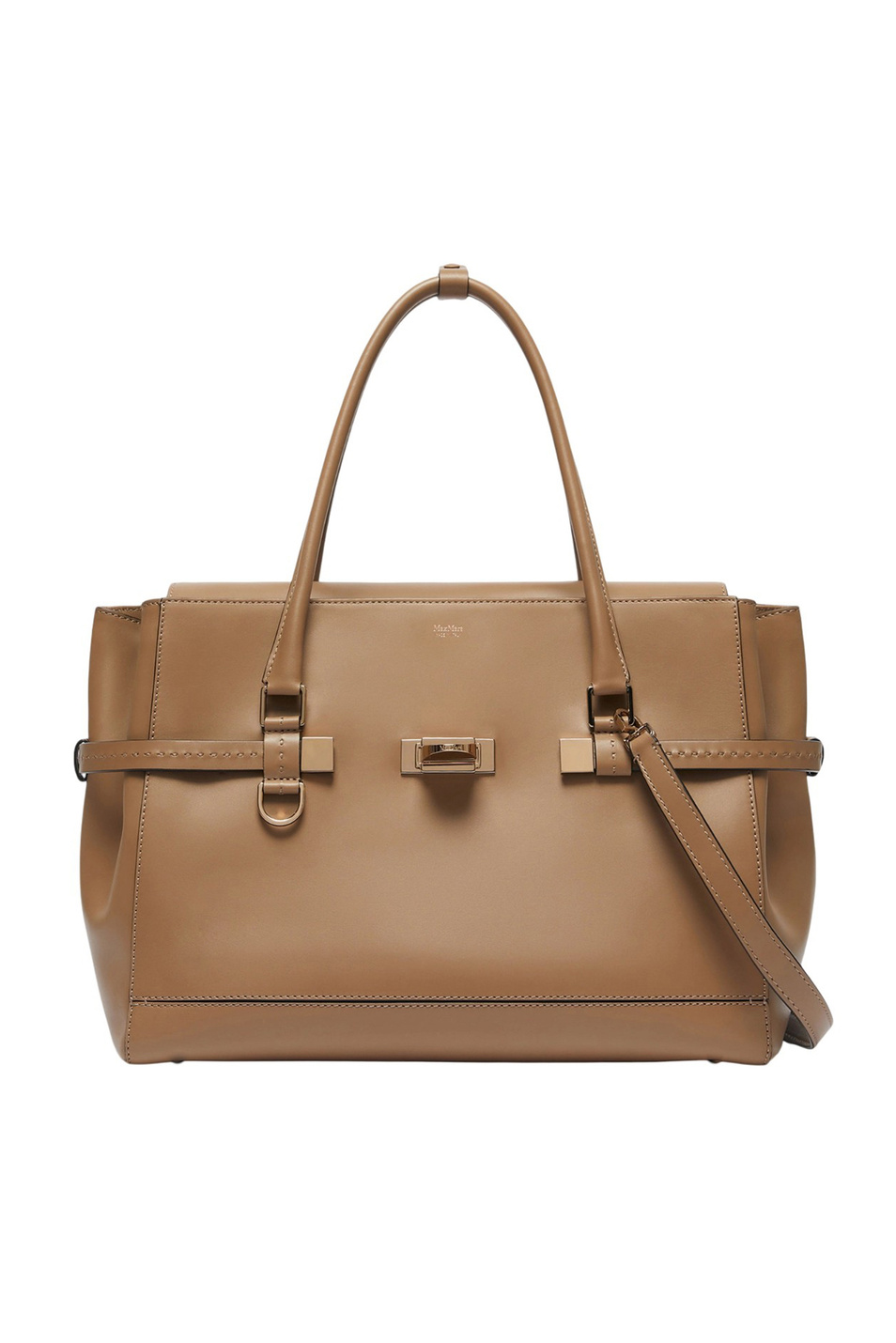 Сумка MARGAUX из натуральной кожи|Основной цвет:Бежевый Женский Max Mara Сумка MARGAUX из натуральной кожи (цвет ), артикул 2524516232 | Фото 3