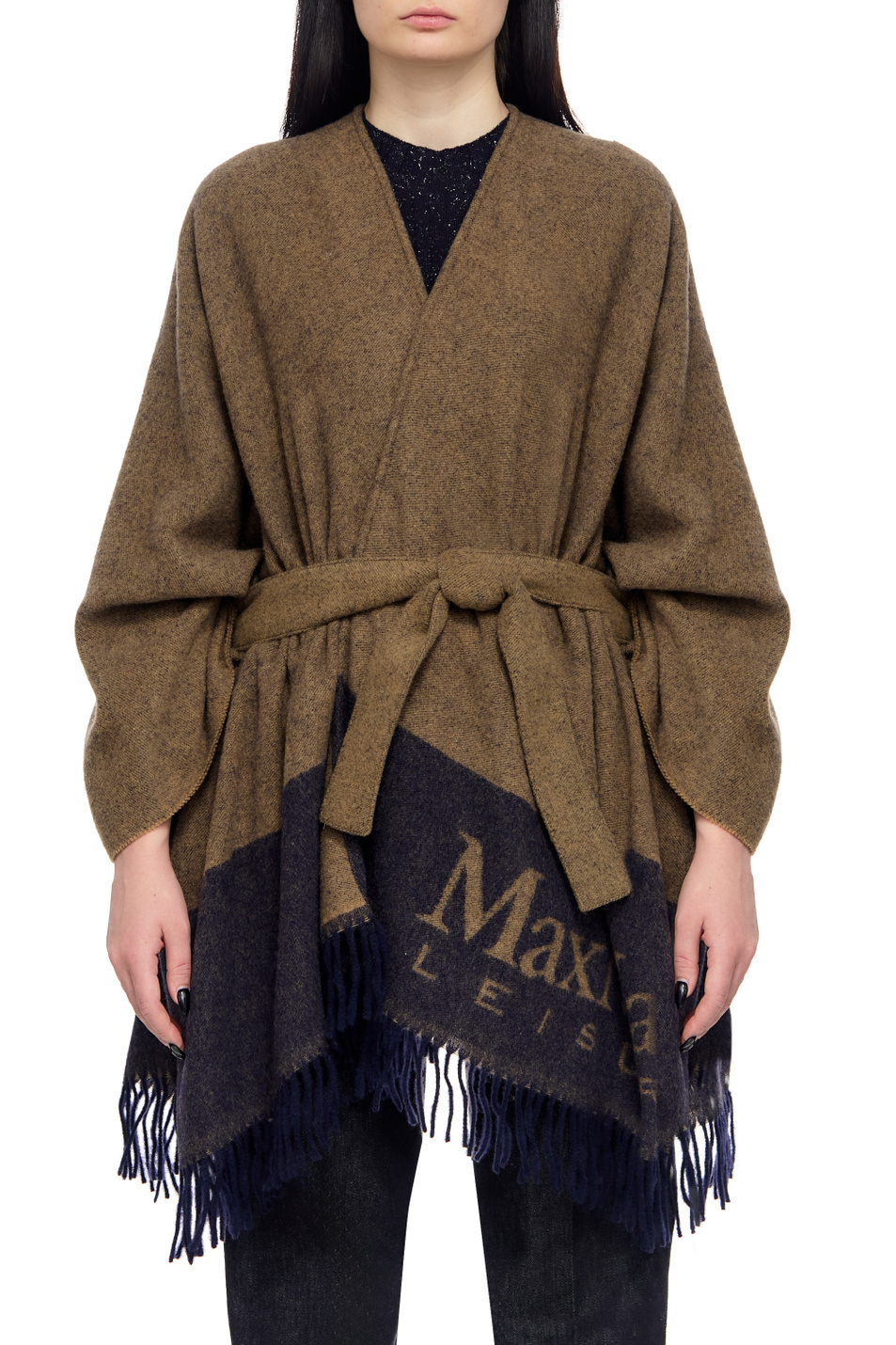 Женский Max Mara Пончо DEODARA из смесовой шерсти (цвет ), артикул 2337360236 | Фото 1