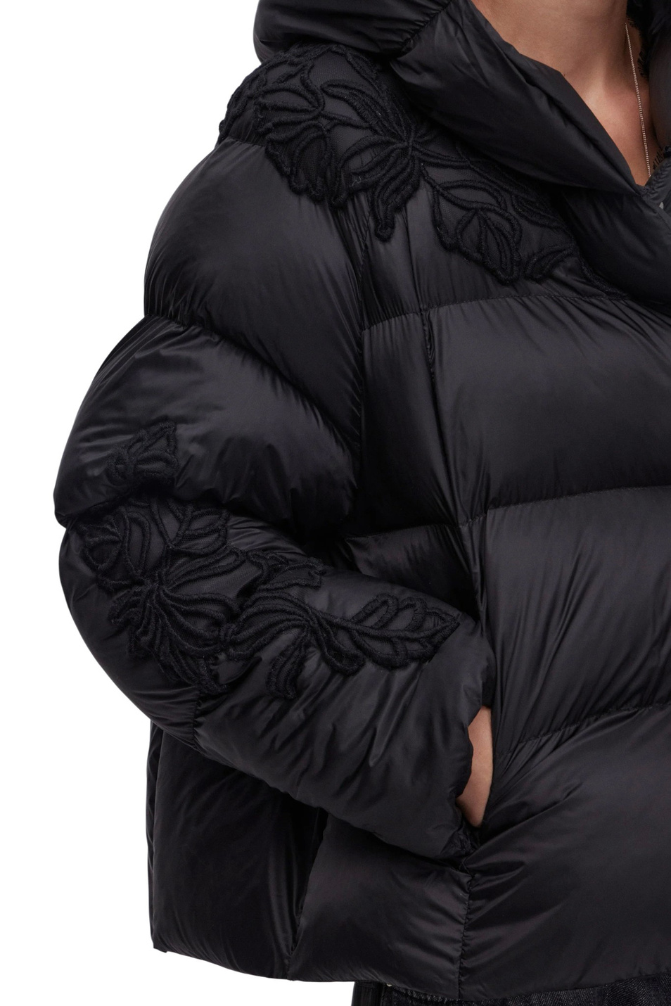 Женский Ermanno Firenze Куртка стеганая с аппликацией (цвет ), артикул D47EB010EU2 | Фото 6