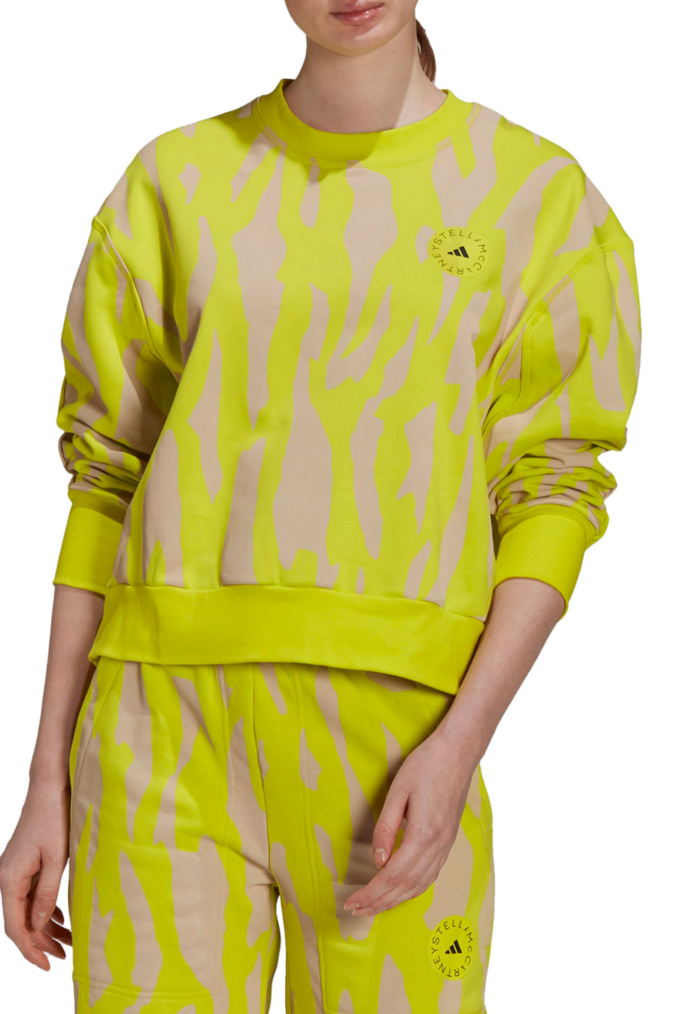 Женский Adidas Свитшот Adidas by Stella McCartney (цвет желтый), артикул GL7669 | Фото 3