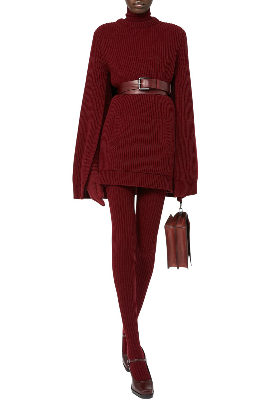 Платье ASTORIA1234 из шерсти и кашемира|Основной цвет:Бордовый Женский Max Mara Платье ASTORIA1234 из шерсти и кашемира (цвет ), артикул 2521326233 | Фото 6