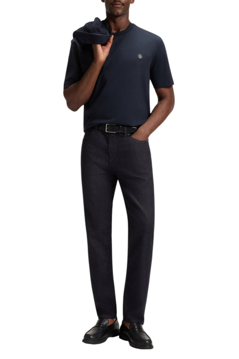 Джинсы H-Re.Maine из смесового хлопка|Основной цвет:Синий Мужской BOSS Джинсы H-Re.Maine из смесового хлопка (цвет ), артикул 50549818 | Фото 2