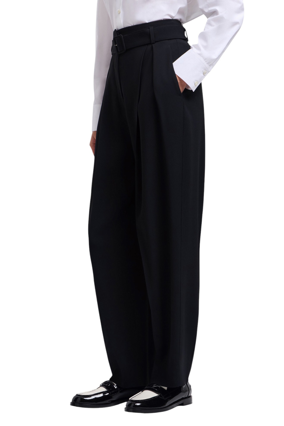 Женский Emporio Armani Брюки с поясом (цвет ), артикул EW002637-TE10419 | Фото 4