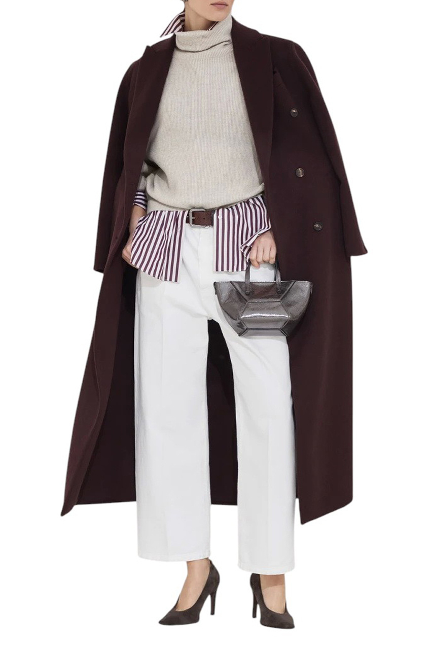 Женский Brunello Cucinelli Свитер из смесовой шерсти (цвет ), артикул M16129313 | Фото 3