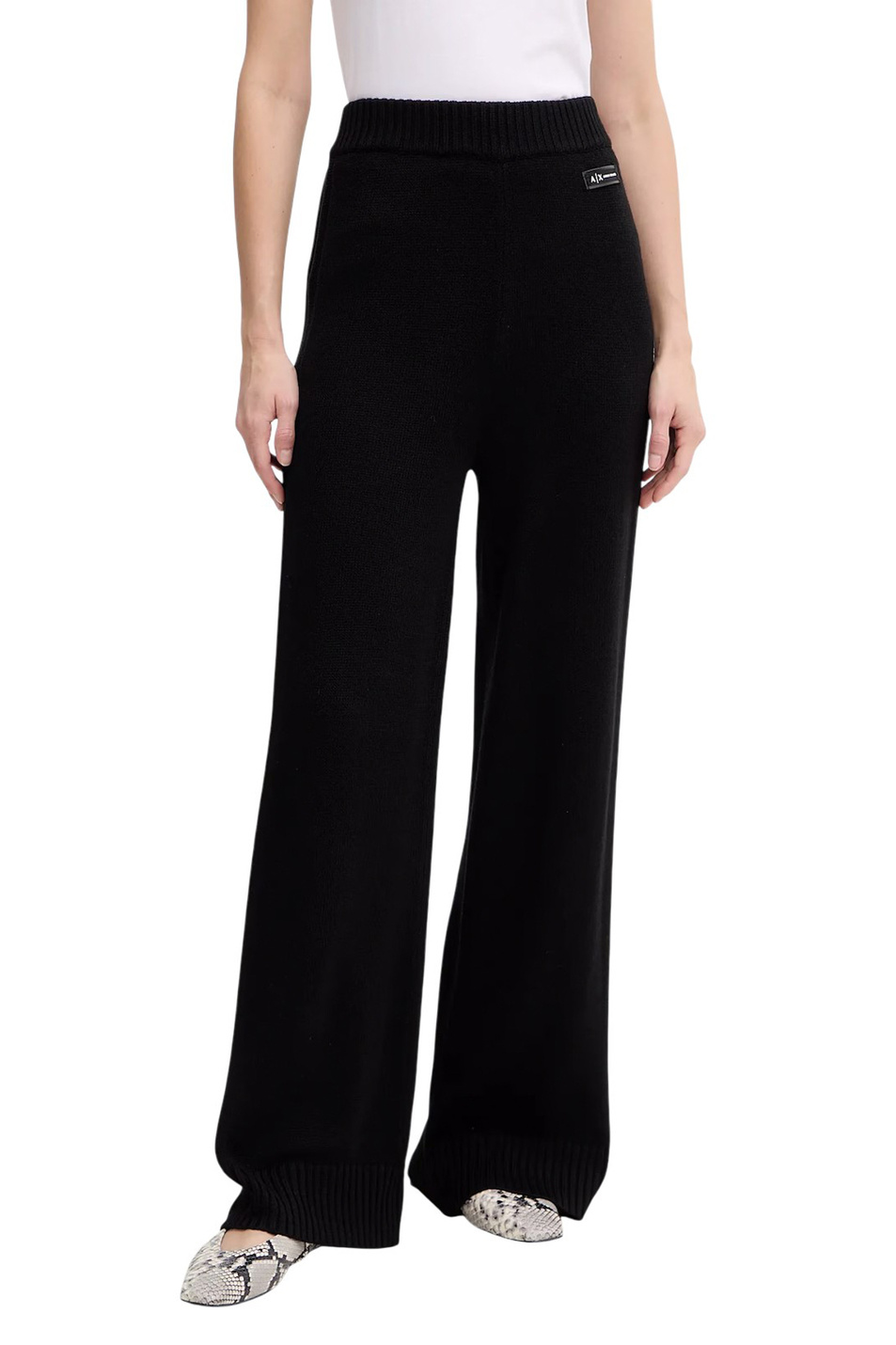 Женский Armani Exchange Брюки трикотажные из смесовой шерсти (цвет ), артикул XW000769-AF13774 | Фото 4