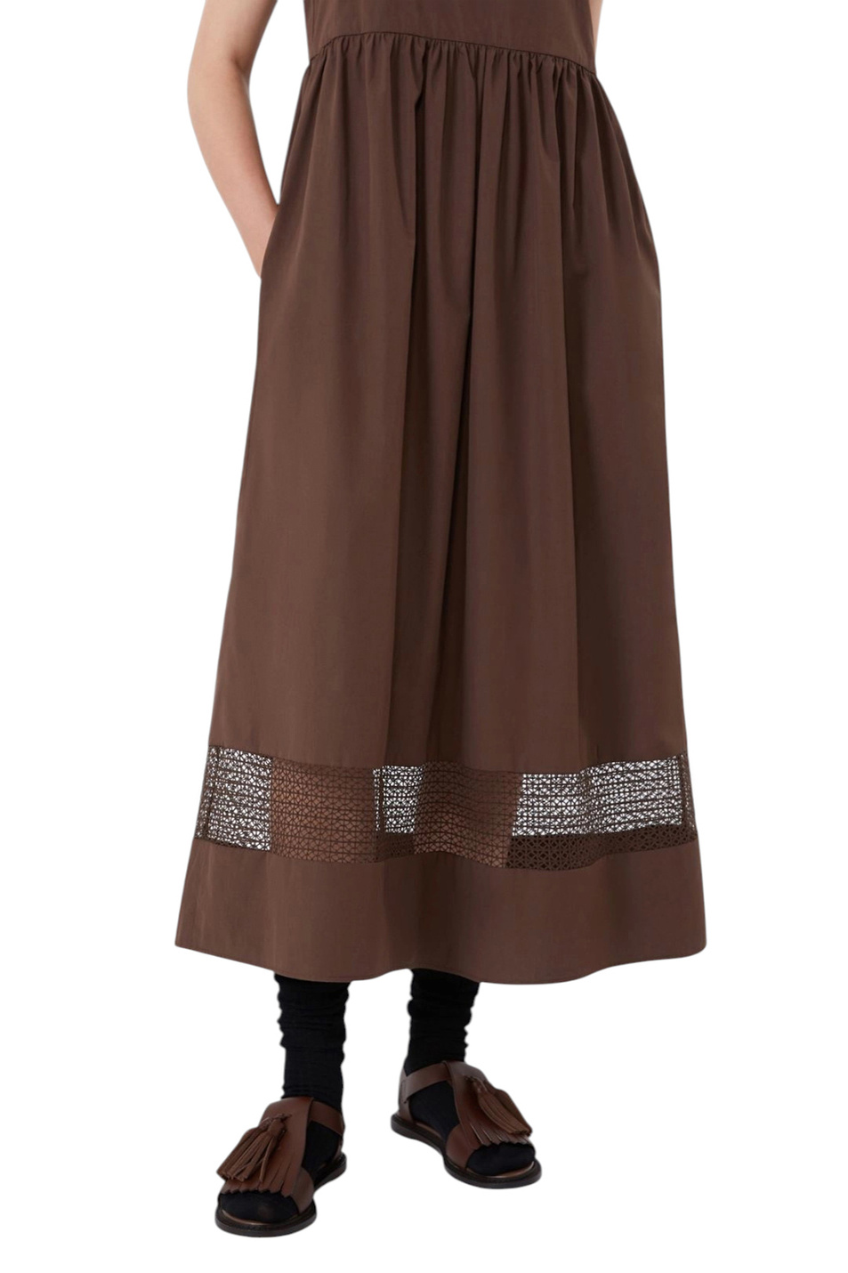 Женский Weekend Max Mara Платье GOLA из хлопка (цвет ), артикул 2615221082 | Фото 5