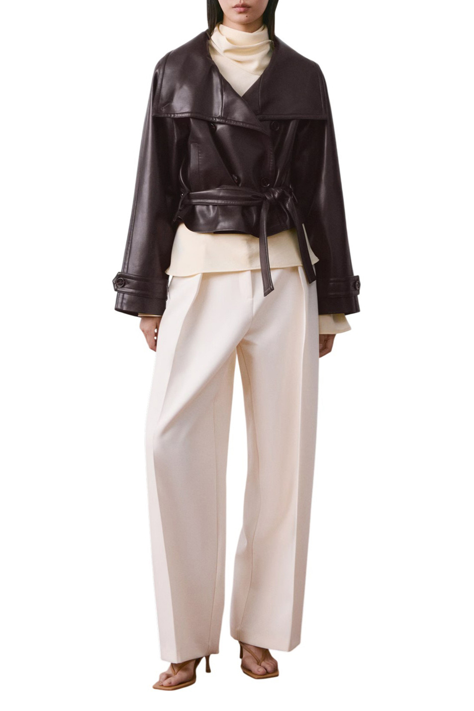 Женский Mango Куртка AURO из искусственной кожи (цвет ), артикул 27074433 | Фото 2