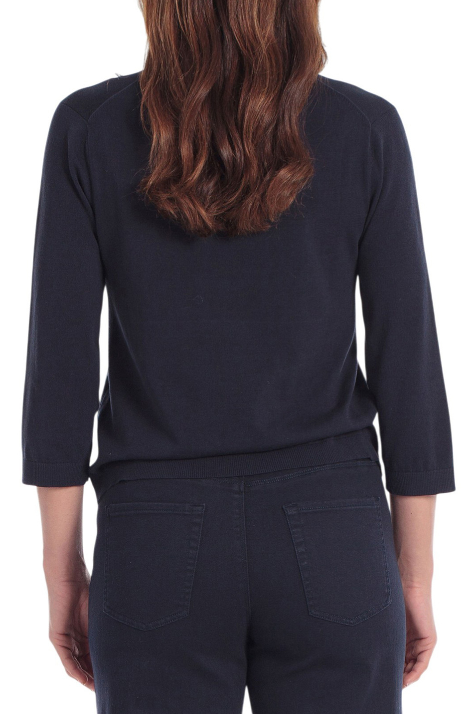 Женский Gerry Weber Джемпер поло однотонный (цвет ), артикул N66202 | Фото 5