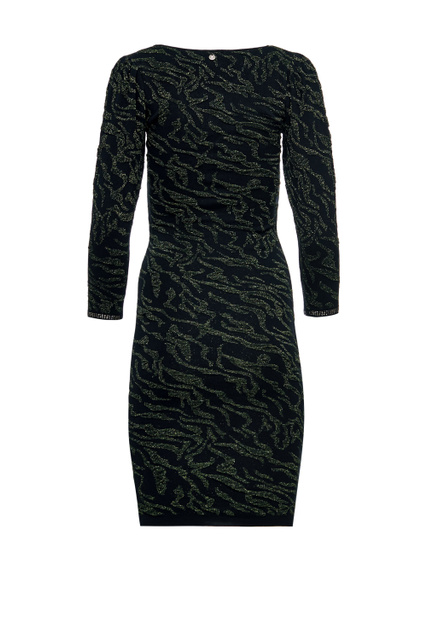 Облегающее платье с глубоким вырезом|Основной цвет:Черный|Артикул:CF2097MA95H | Фото 2