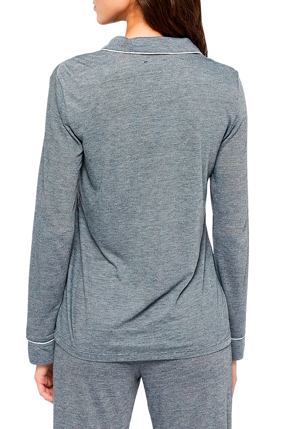 Женский Etam Пижамная рубашка WARM DAY из смесовой вискозы (цвет ), артикул 6515995 | Фото 3