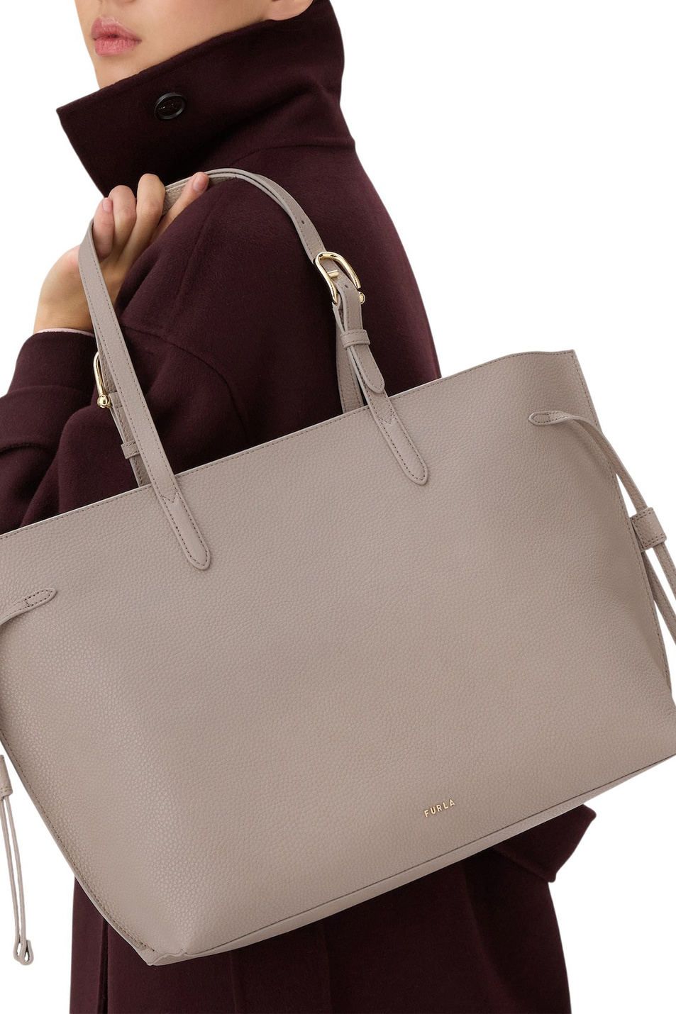 Женский Furla Сумка-тоут AVA L из натуральной кожи (цвет ), артикул WB02059-BX4329 | Фото 6