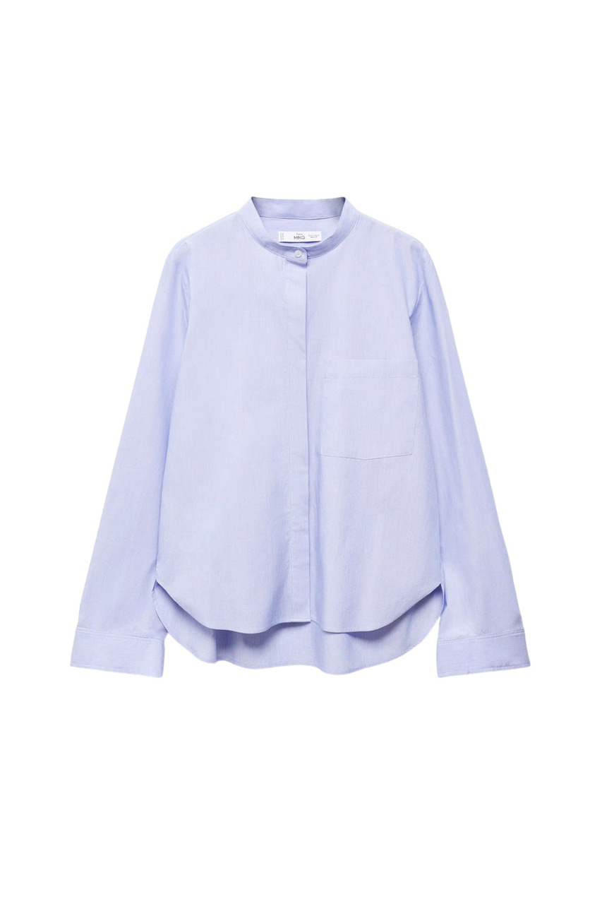Рубашка LUCAS из натурального хлопка|Основной цвет:Синий|Артикул:67005744 | Фото 1