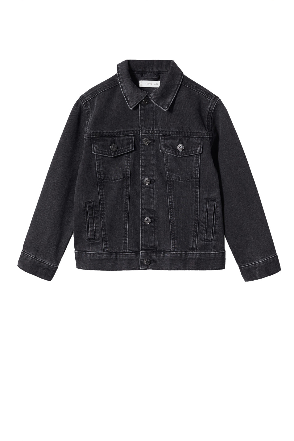 Мальчикам Mango Kids Куртка джинсовая JOHN из натурального хлопка (цвет ), артикул 47002877 | Фото 1