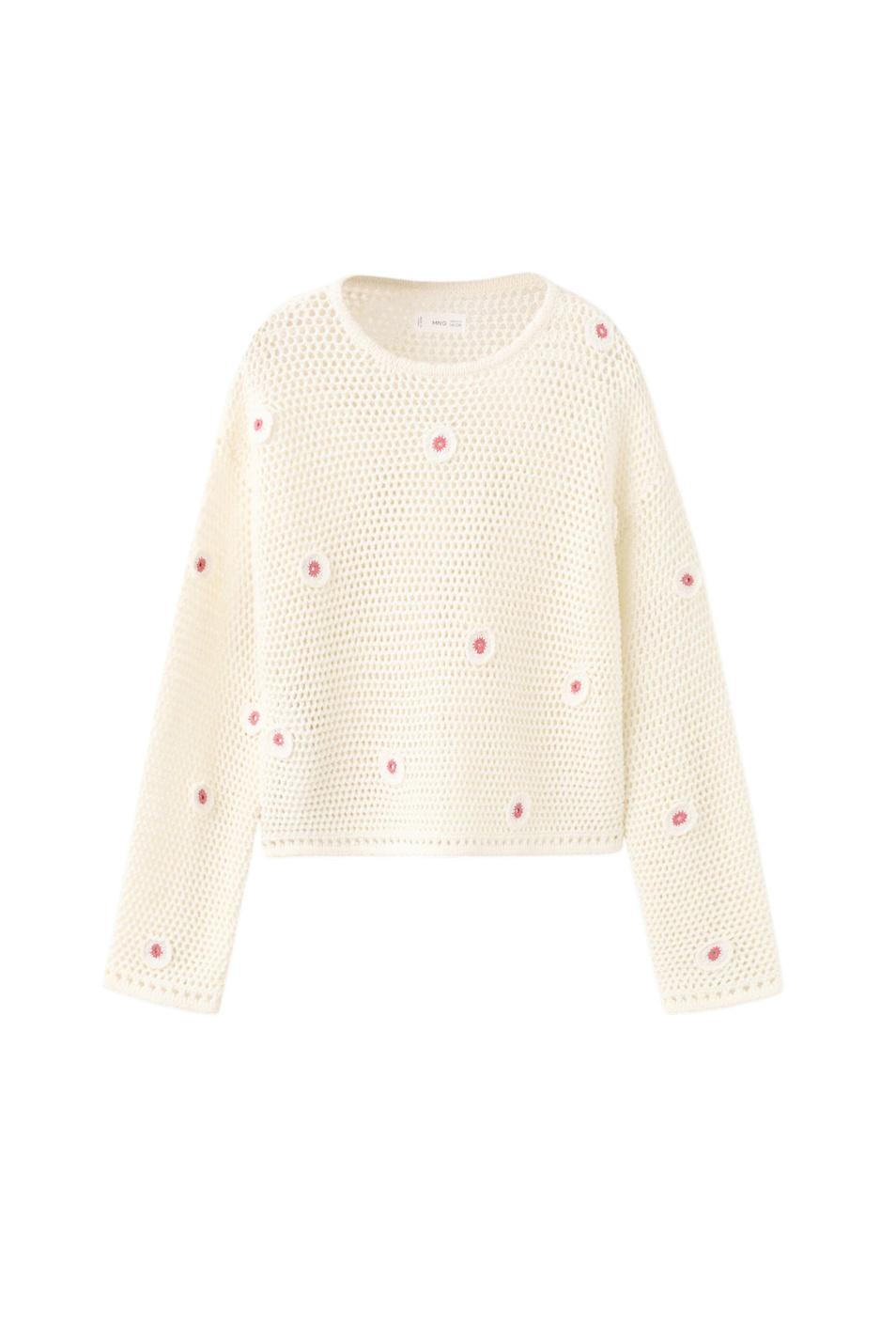Девочкам Mango Kids Джемпер PEONY из хлопка (цвет ), артикул 27096350 | Фото 1