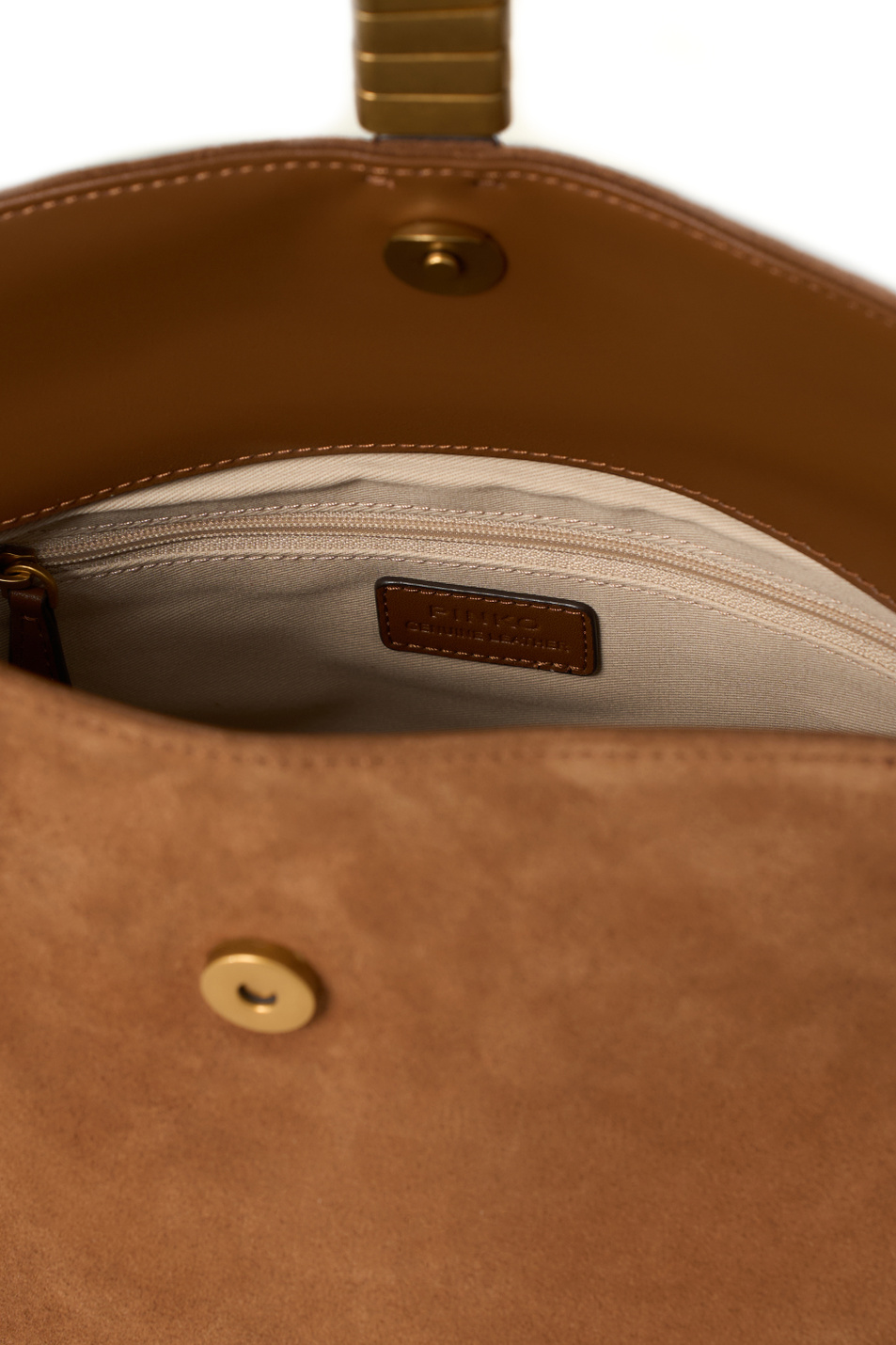 Женский Pinko Сумка SADDLE из натуральной замши (цвет ), артикул 105895A0F6 | Фото 6