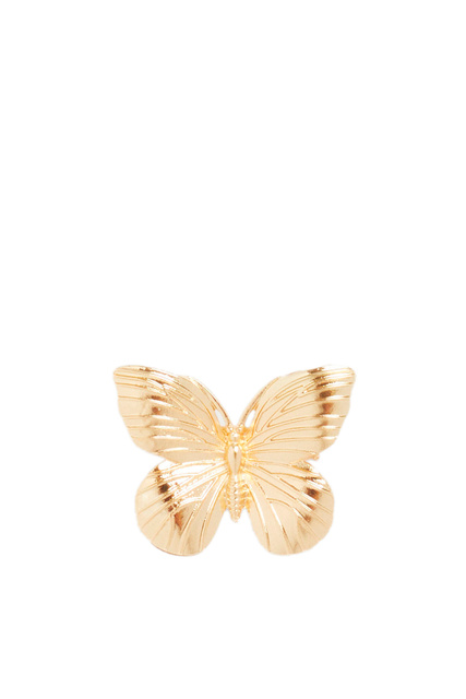 Брошь в виде бабочки|Основной цвет:Золотой|Артикул:198274 | Фото 1