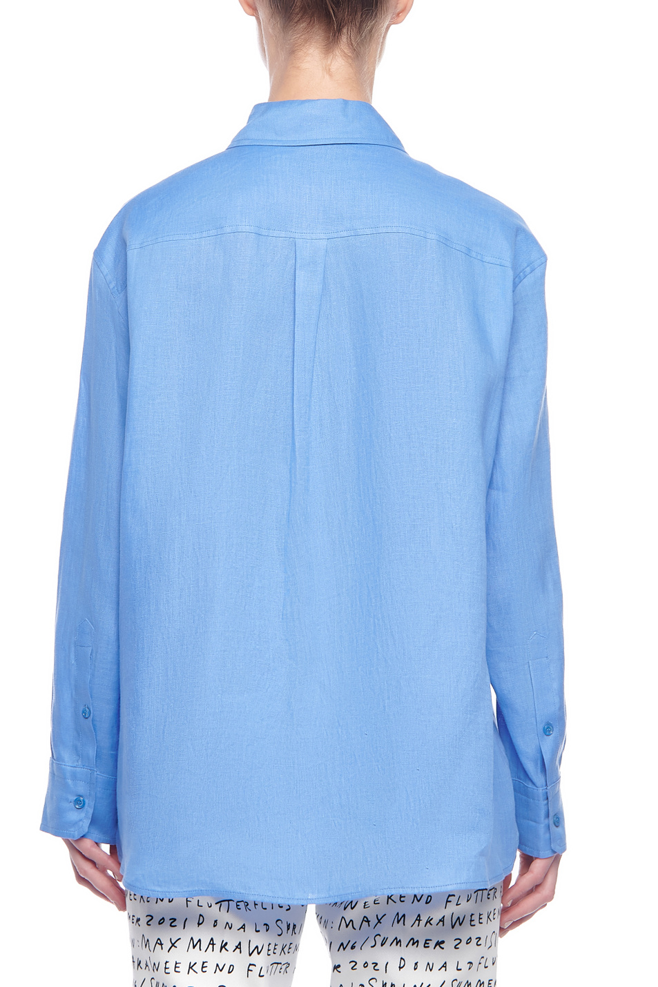 Weekend Max Mara Рубашка MILVA из чистого льна (цвет ), артикул 51910211 | Фото 4