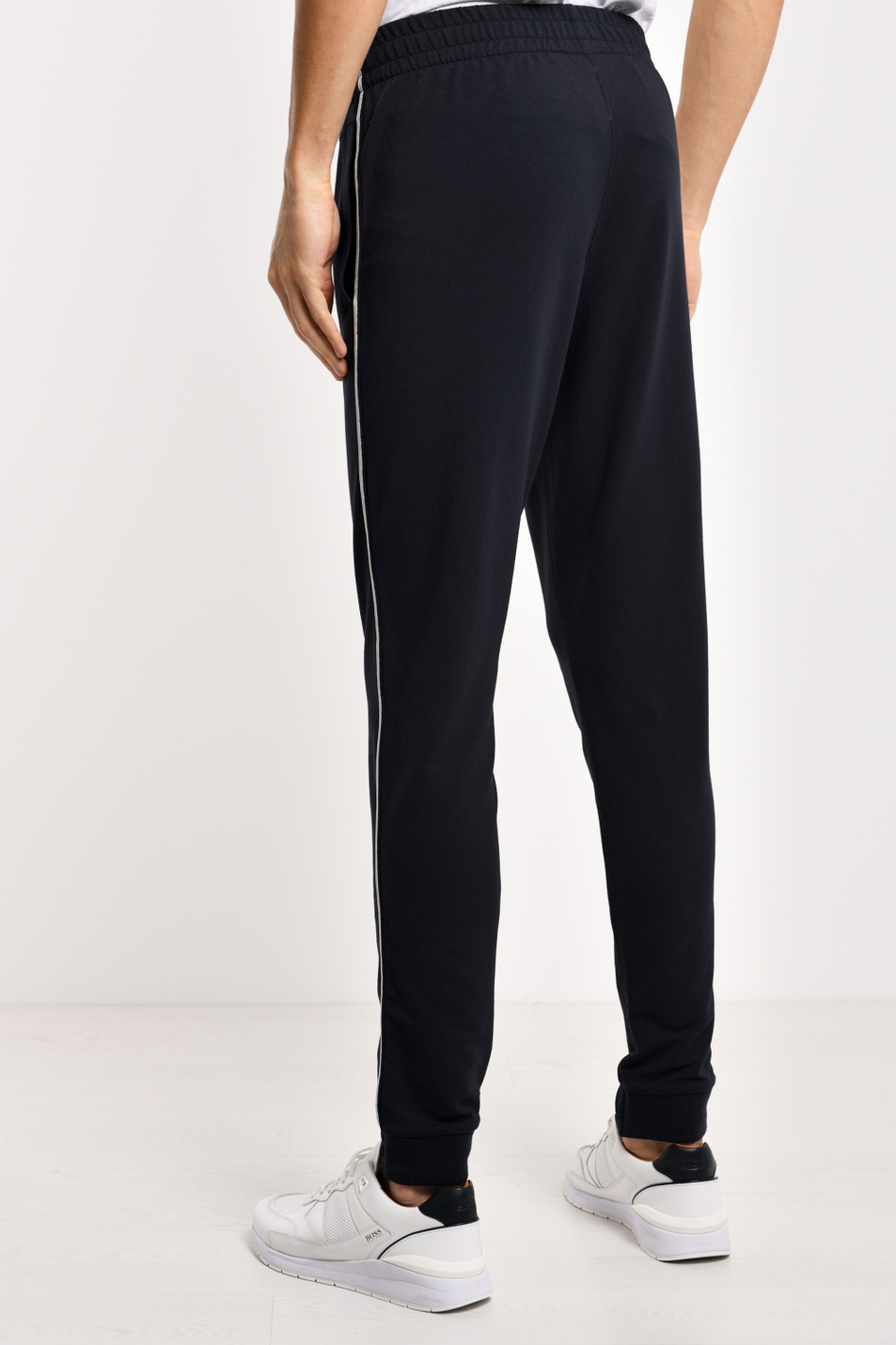 Мужской Zegna Брюки спортивные из смесового хлопка (цвет ), артикул VU451-ZZP57-B09 | Фото 4