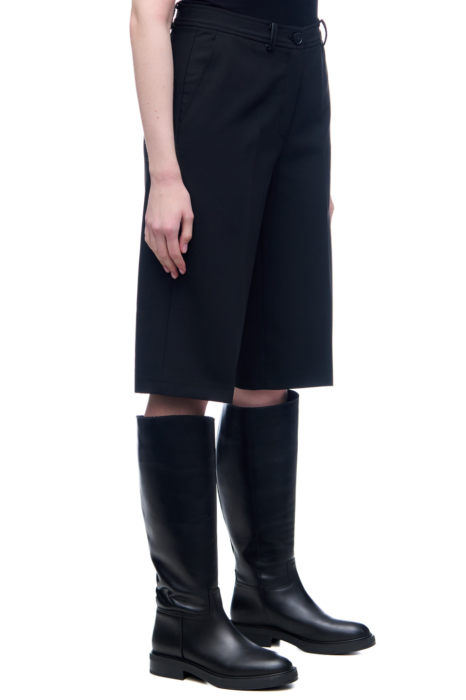 Женский Gerry Weber Однотонные брюки-кюлоты (цвет ), артикул 620010-31319 | Фото 5