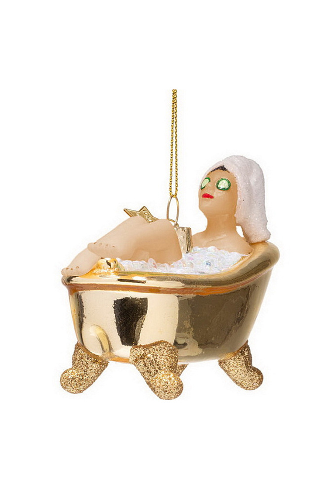 Не имеет пола Vondels Елочная игрушка "Девушка в ванной" 6 см (цвет ), артикул 4250101060137 | Фото 1