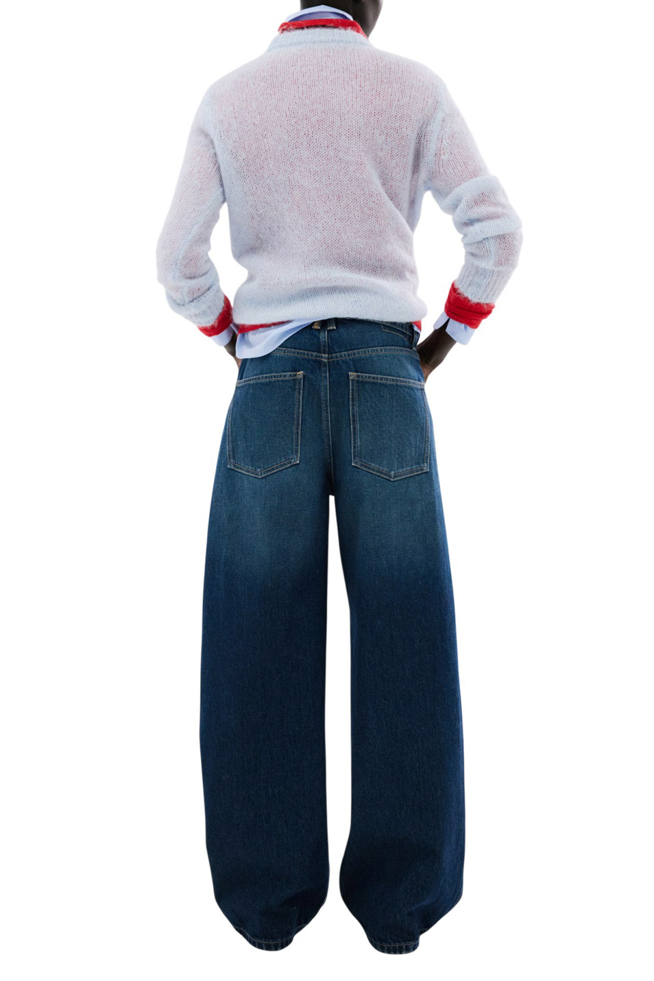 Женский Mango Джинсы ORLANDO со средней посадкой (цвет ), артикул 27024079 | Фото 4