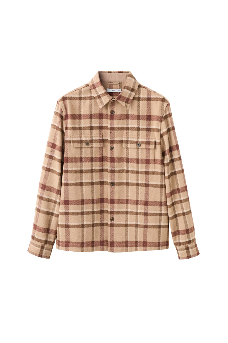 Мужской Mango Man Рубашка DRUM в клетку (цвет ), артикул 27071225 | Фото 1