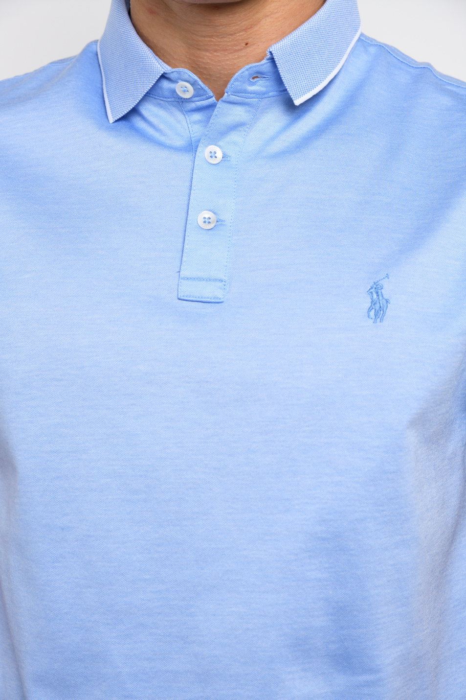 Мужской Polo Ralph Lauren Футболка поло из натурального хлопка (цвет ), артикул 710741755001 | Фото 4