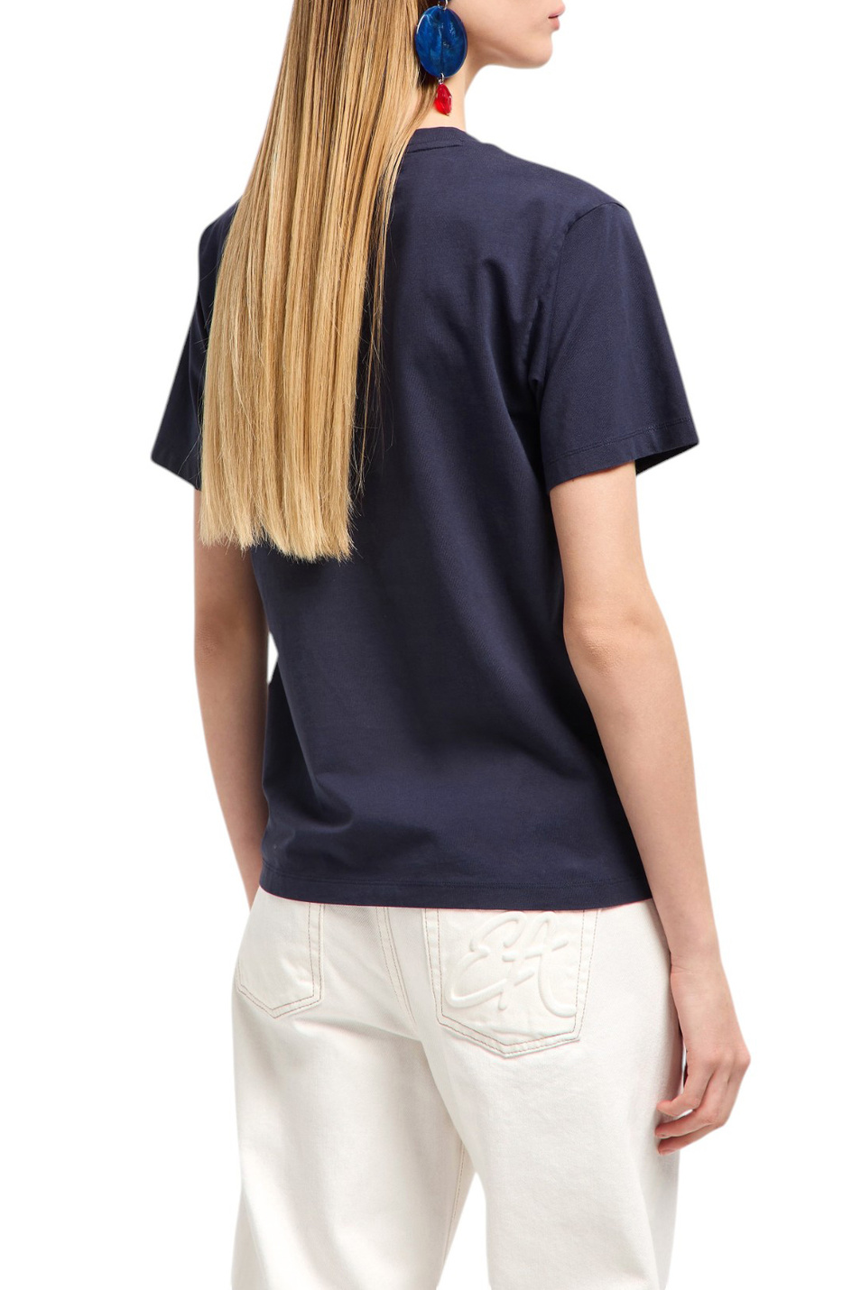 Женский Emporio Armani Футболка с логотипом (цвет ), артикул EW000903-AF12597 | Фото 4