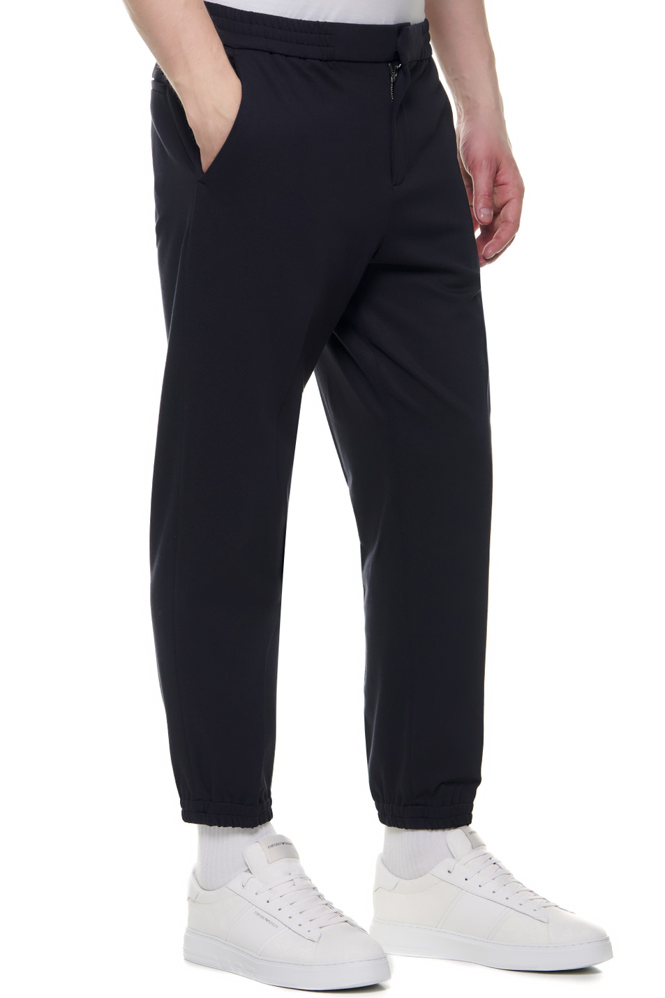 Emporio Armani Однотонные брюки с боковыми карманами (цвет ), артикул 3L1P73-1JUSZ | Фото 3