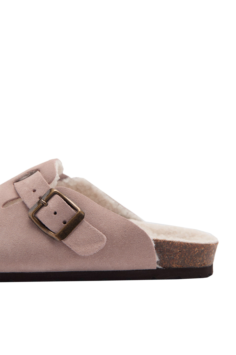 Девочкам Mango Kids Сабо BIOG из натуральной замши (цвет ), артикул 77065971 | Фото 4