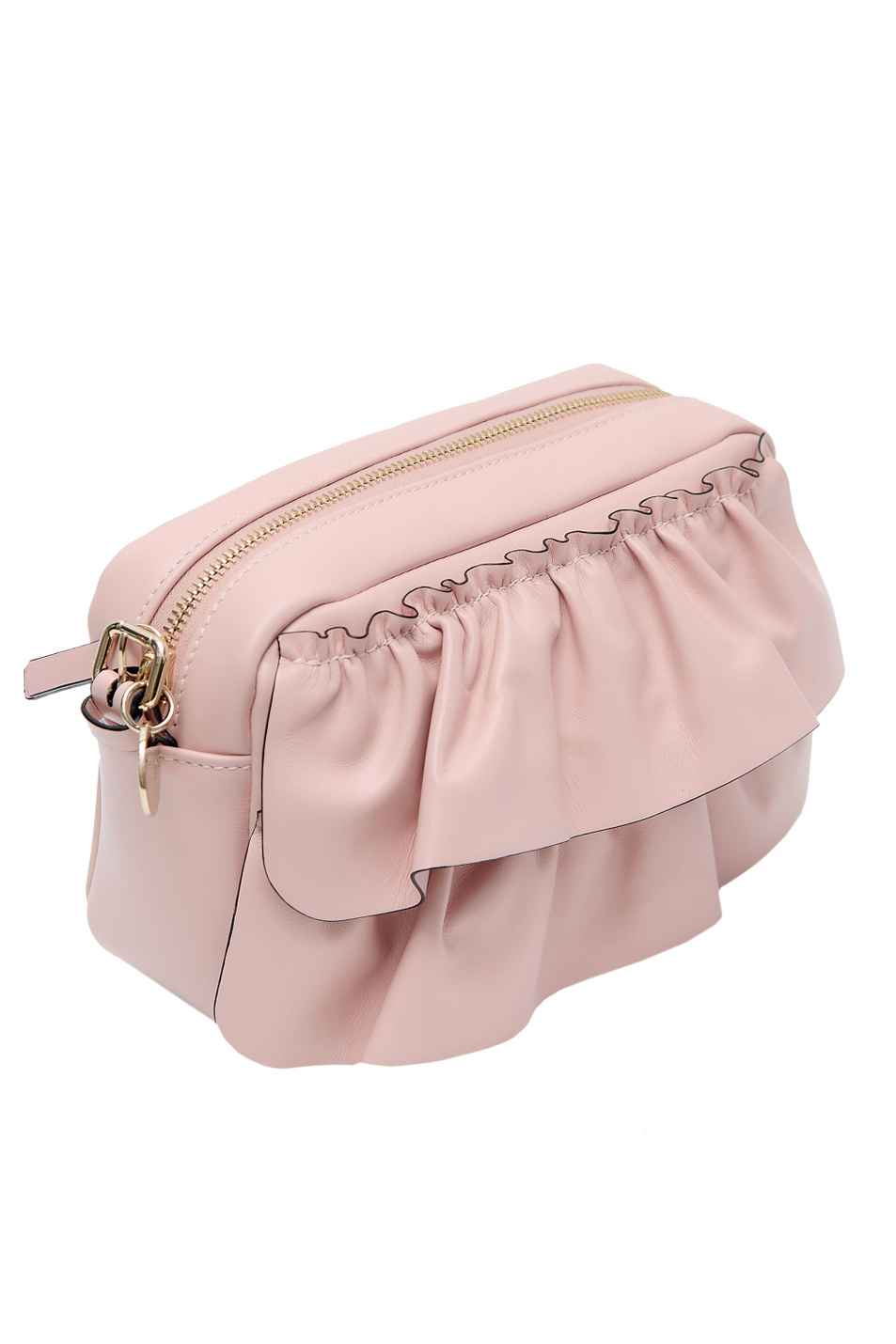 Женский Red Valentino Сумка из натуральной кожи с оборками (цвет ), артикул WQ2B0C98VFV | Фото 2