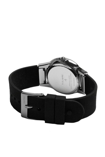 Часы наручные с силиконовым браслетом|Основной цвет:Черный|Артикул:193961 | Фото 2