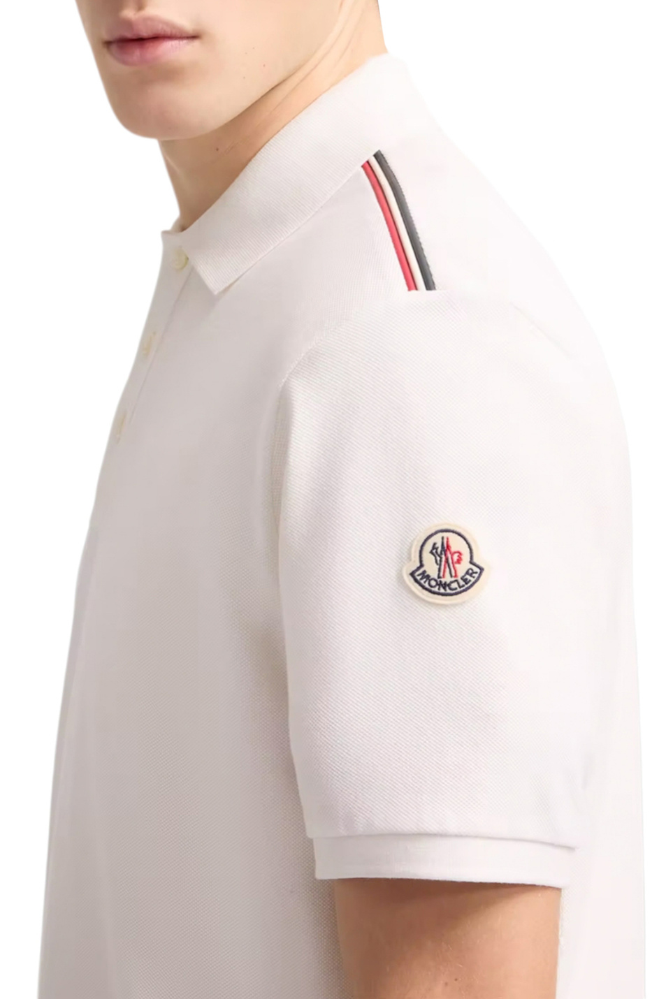 Мужской Moncler Поло из хлопка (цвет ), артикул L10918A00031-89A16 | Фото 5