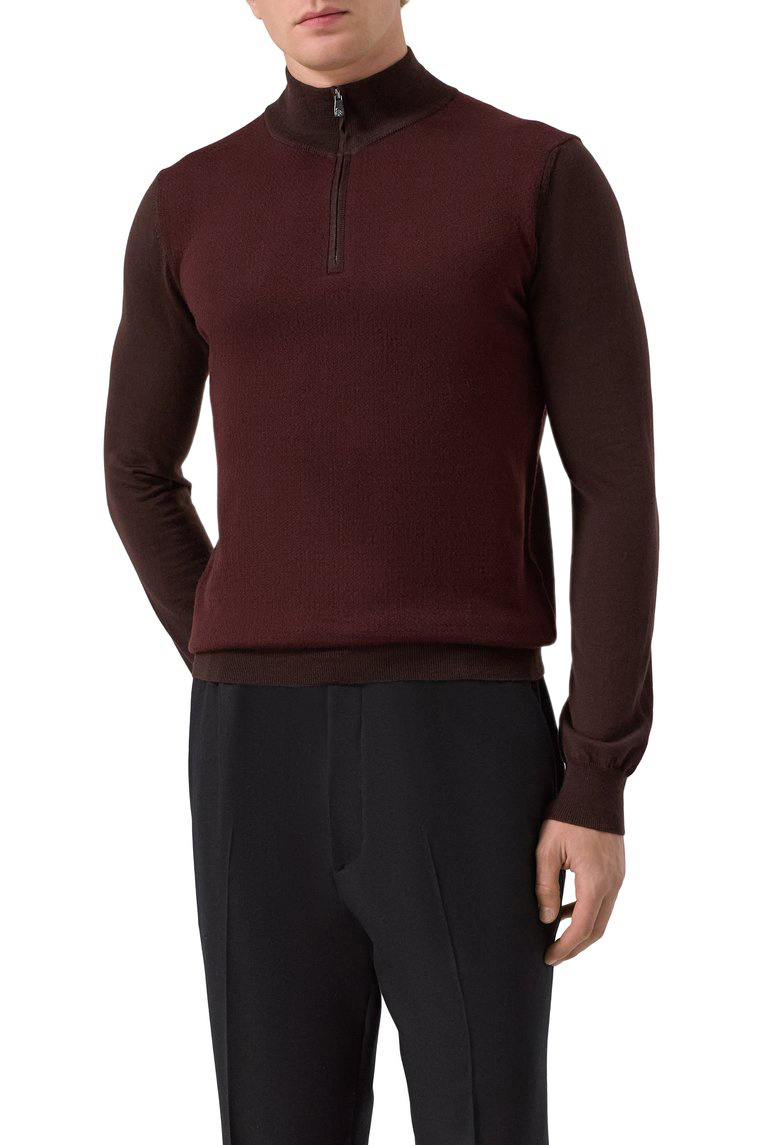 Мужской Corneliani Джемпер из шерсти (цвет ), артикул 26M50G-2625187 | Фото 3