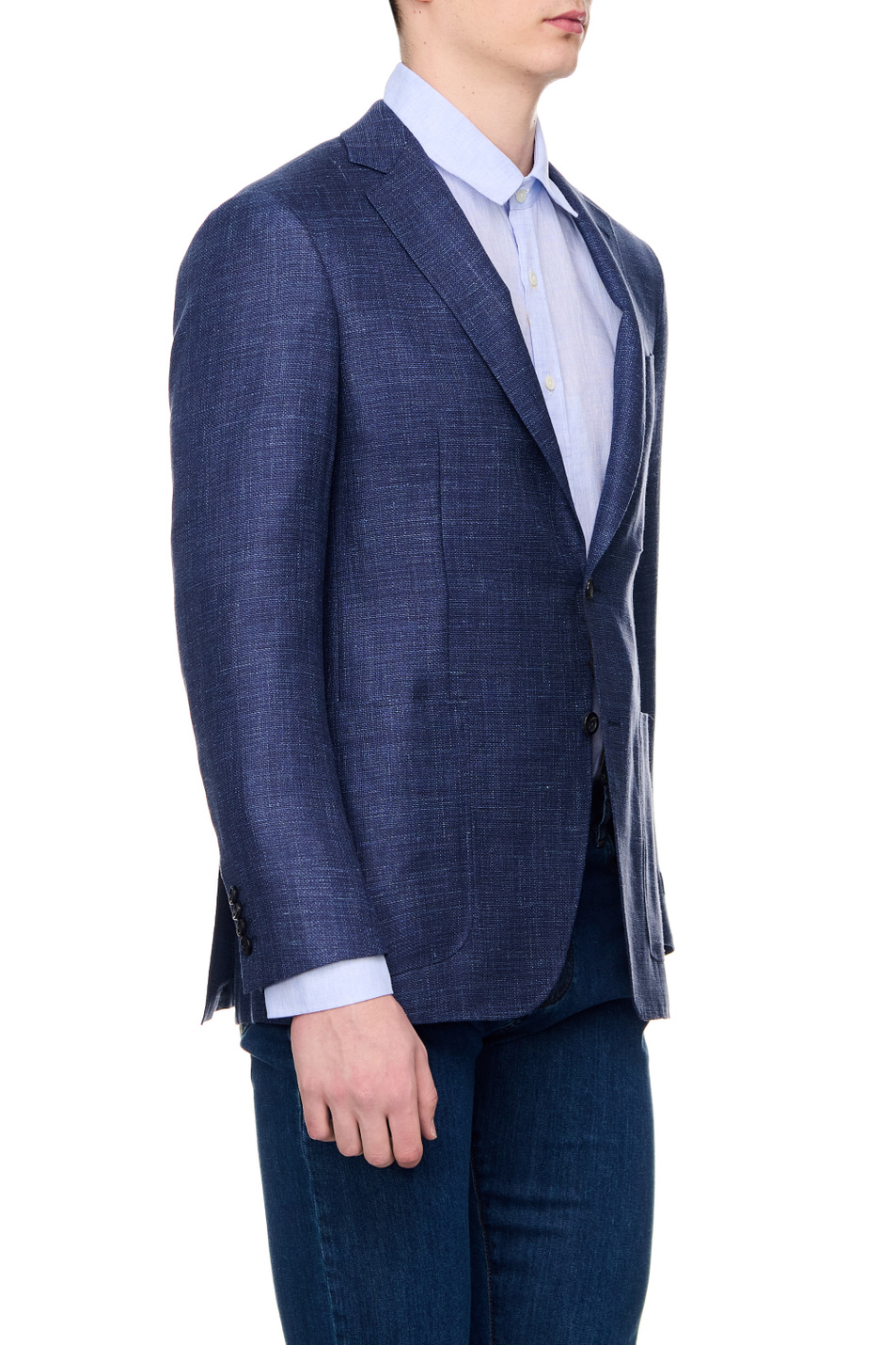 Мужской Canali Пиджак с накладными карманами (цвет ), артикул 23275CU04428 | Фото 3